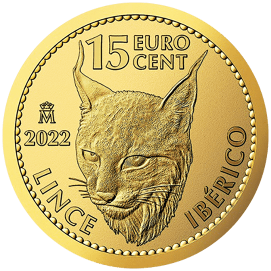 1/10 ounce Gold Coin - Spain Lynx Reverse Proof 2022 — photo 1