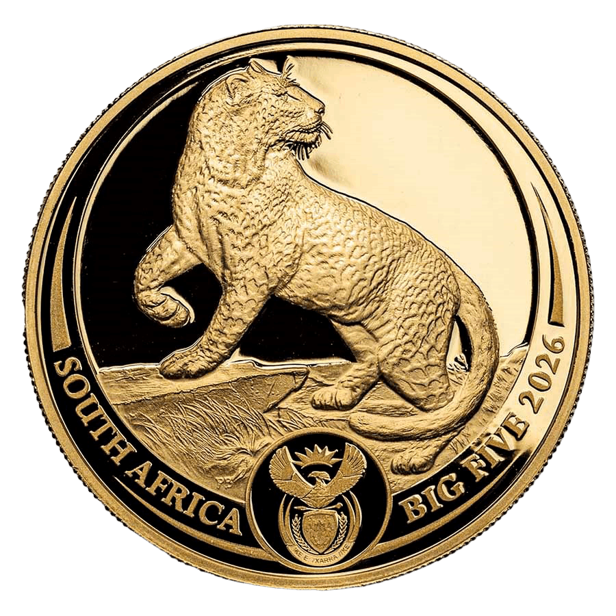 1/4 ounce Gold Coin - South Africa Big Five Leopard Proof 2026 — photo 1