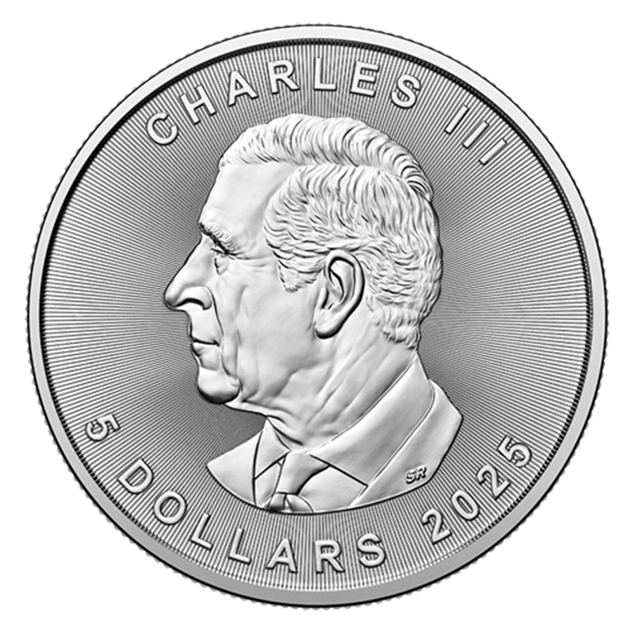1 ounce Silver Coin - Canada Maple Leaf 2025 thumbnail 2