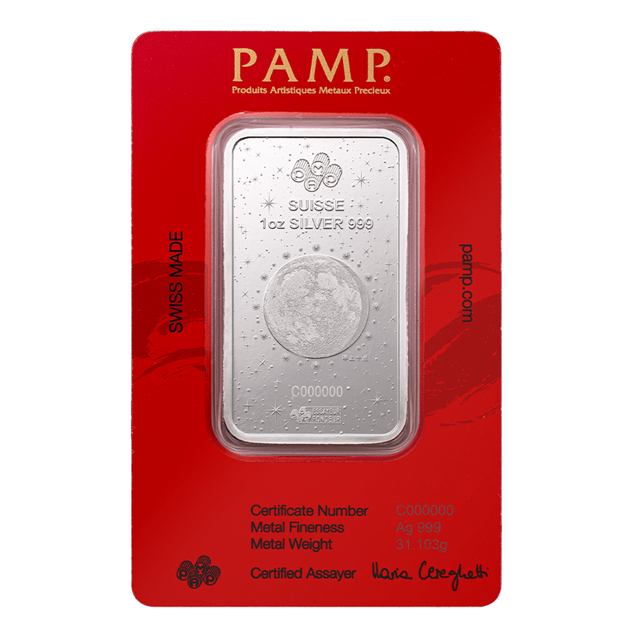1 ounce Silver Bar - PAMP Suisse Lunar Snake 2025 thumbnail 2