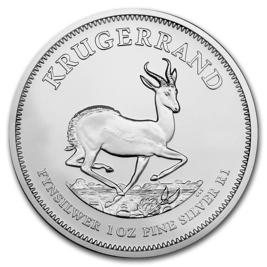 25 Coins Krugerrand Silver Tube (Mixed Years) thumbnail 2