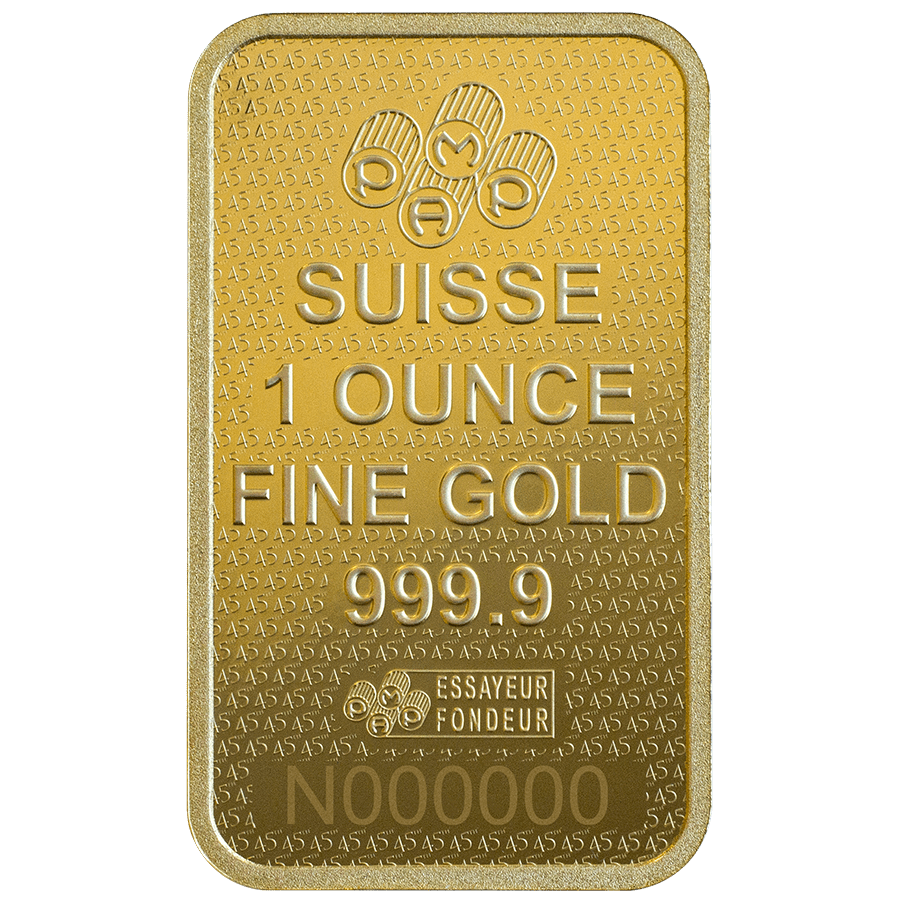 1 ounce Gold Bar - Lady Fortuna 45th Anniversary thumbnail 4