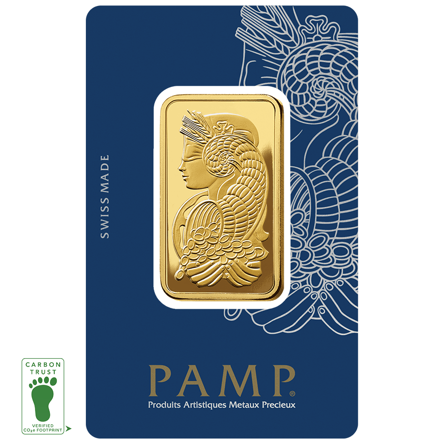 25 x 1 ounce Gold Bar Monster Box - Lady Fortuna - Carbon Reduced thumbnail 2
