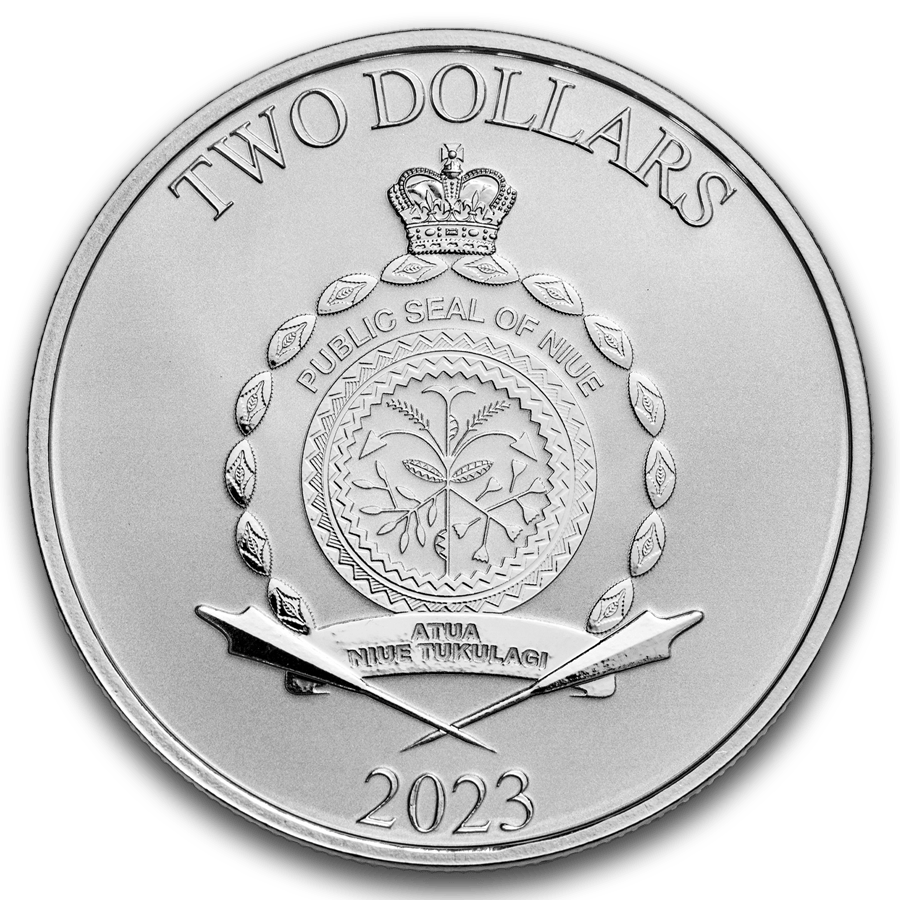 1 ounce Silver Coin - Star Wars Baby Yoda 2023 thumbnail 2