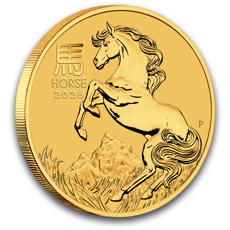 1/4 ounce Gold Coin - Australian Lunar Horse 2026 (Series III) thumbnail 3