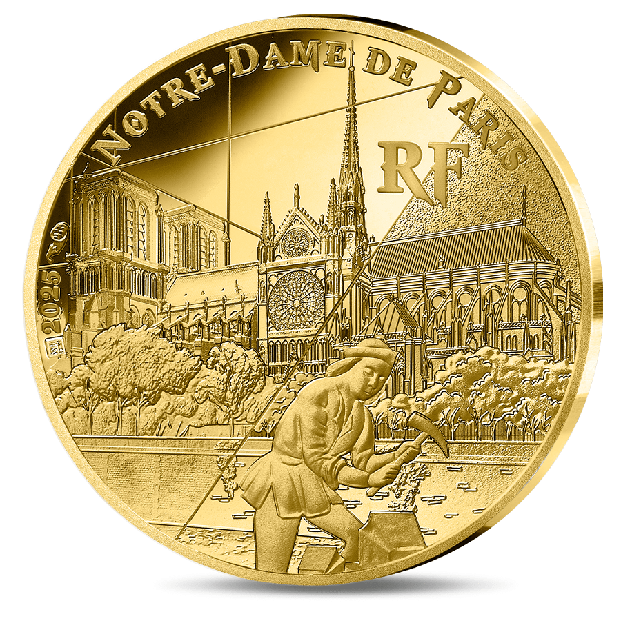 1/4 ounce Gold Coin - Unesco Notre Dame Proof 2025 — photo 1