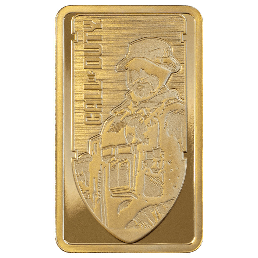 5 gram Gold Bar - Call of Duty (with frame) thumbnail 5