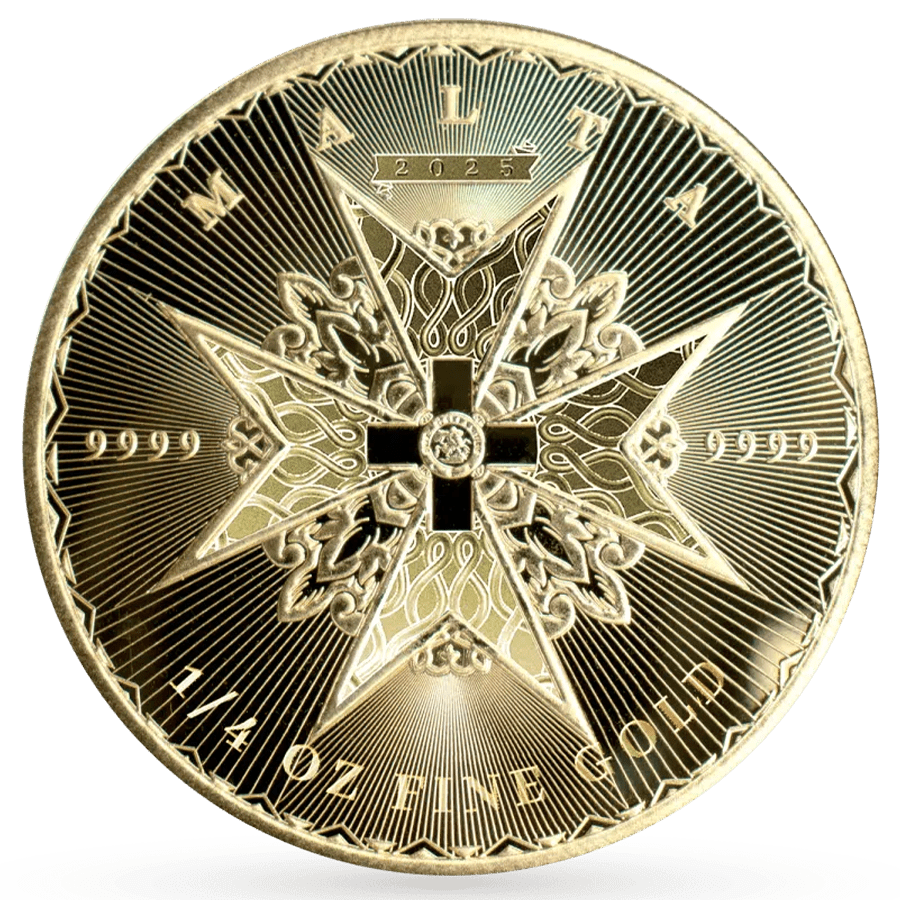 1/4 ounce Gold Coin  - Maltese Cross 2025 — photo 1