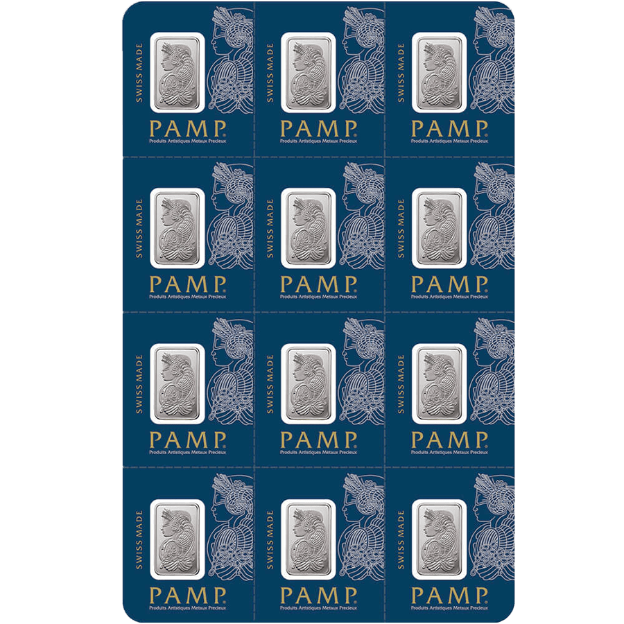 12x1 gram multigram Platinum Bar - PAMP Suisse Lady Fortuna  — photo 1