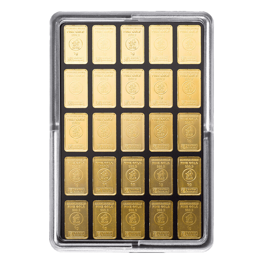 25x1 gram Gold Bar - Unity Bar Heimerle + Meule — photo 1