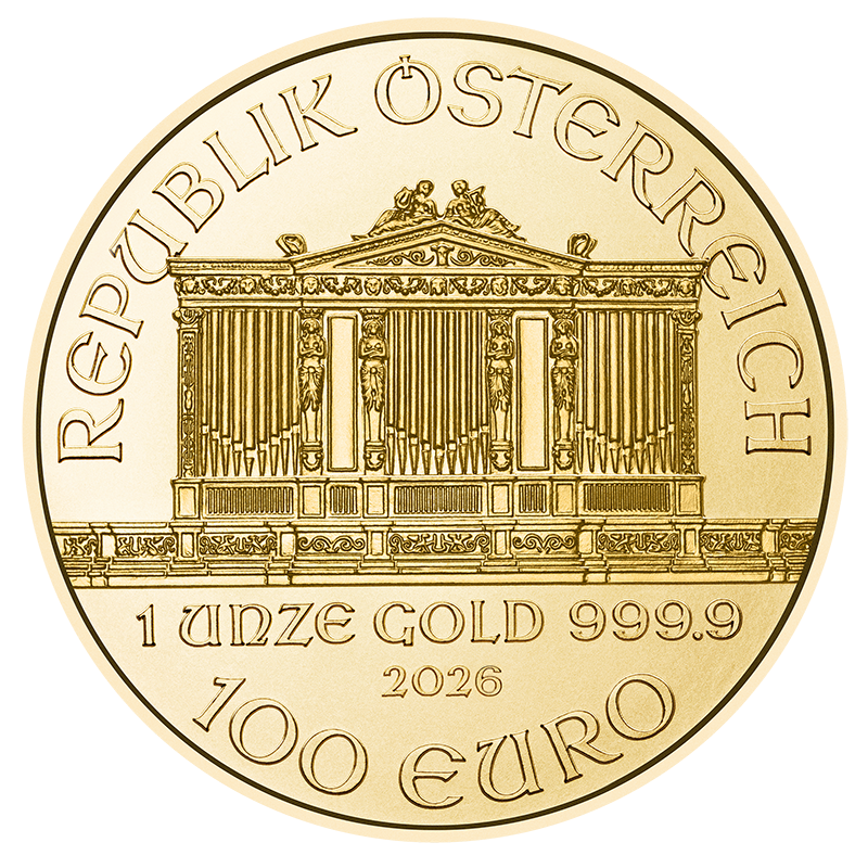 1 ounce Gold Coin - Philharmonic 2026 thumbnail 2