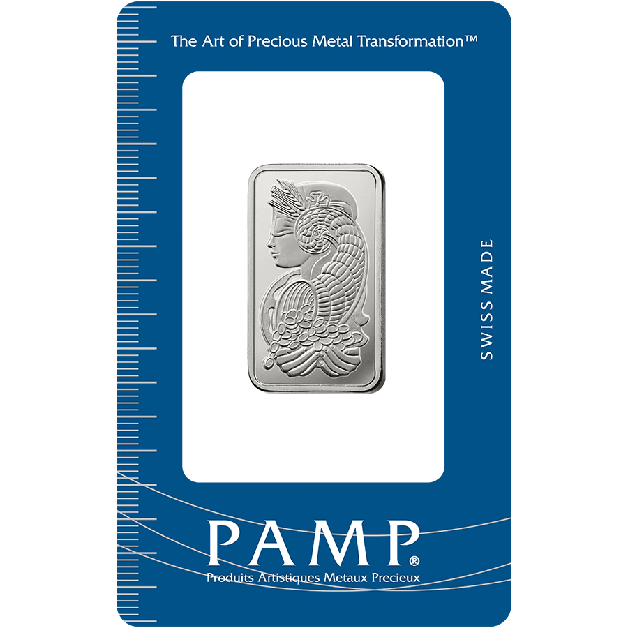 10 gram Silver Bar - PAMP Suisse Lady Fortuna — photo 1
