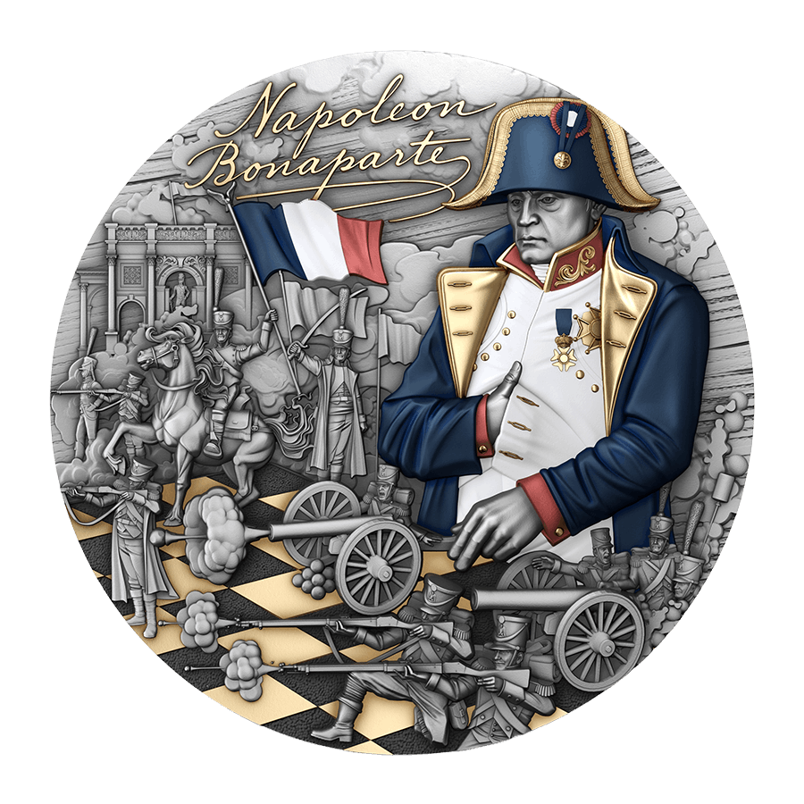 2 ounce Silver Coin - Napoleon Bonaparte — photo 1