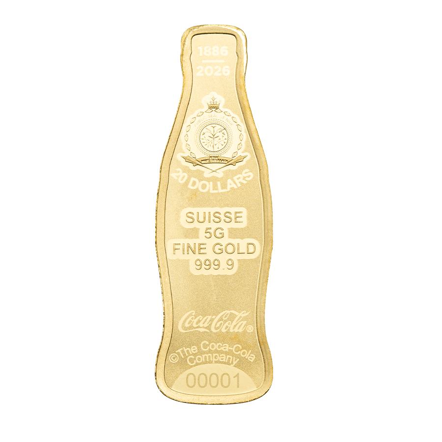 5 gram Gold Bar - Coca-Cola® 140th Anniversary thumbnail 4