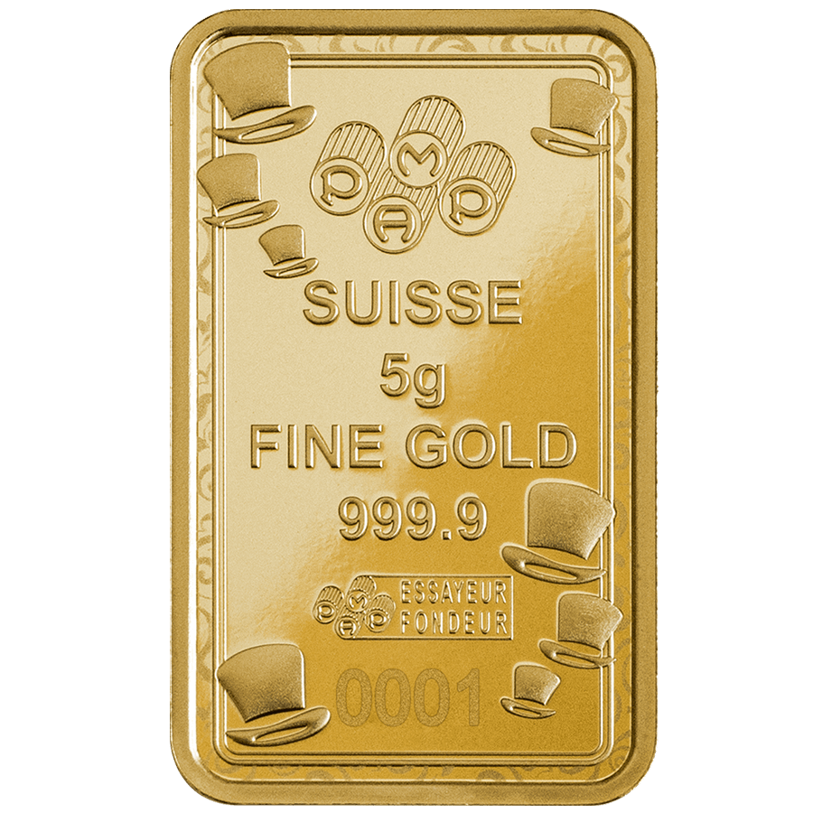 5 gram Gold Bar - Willy Wonka® thumbnail 3