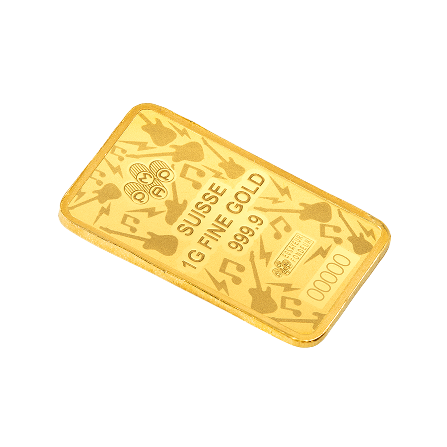 1 gram Gold Bar - Fender 80th anniversary thumbnail 6