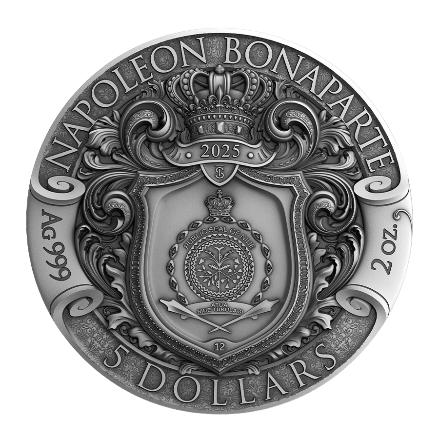 2 ounce Silver Coin - Napoleon Bonaparte thumbnail 2