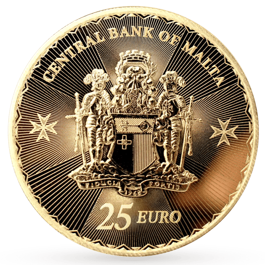 1/4 ounce Gold Coin  - Maltese Cross 2025 thumbnail 2