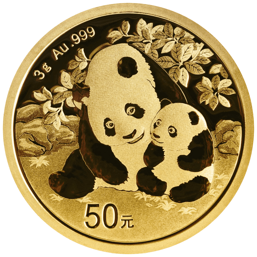 3 gram Gold Coin - Panda 2024 — photo 1