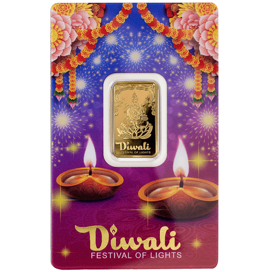 5 gram Gold Bar - Diwali Lakshmi — photo 1