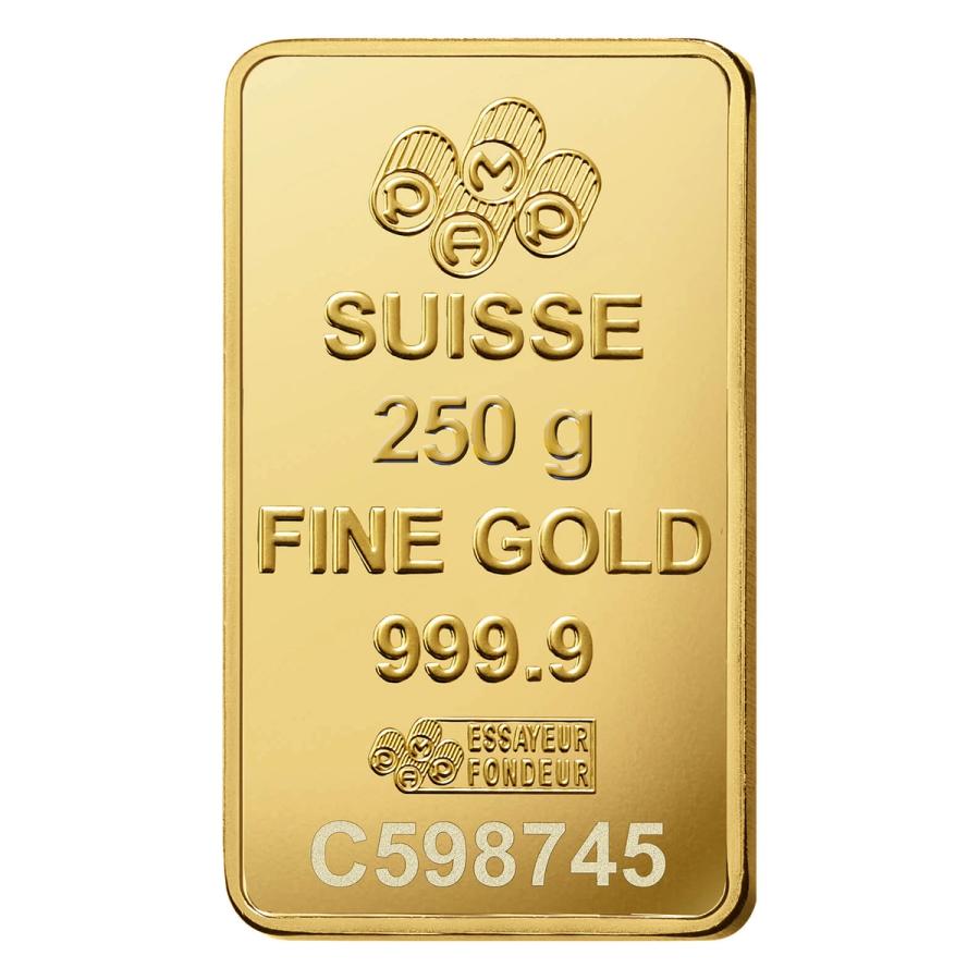 250 gram Gold Bar - PAMP Suisse Lady Fortuna thumbnail 2