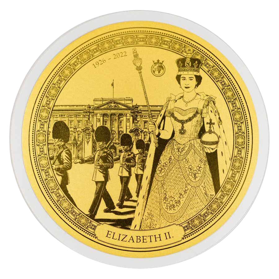 1/100 oz Gold Coin - Emperors of the World - Queen Elizabeth 2026 thumbnail 3