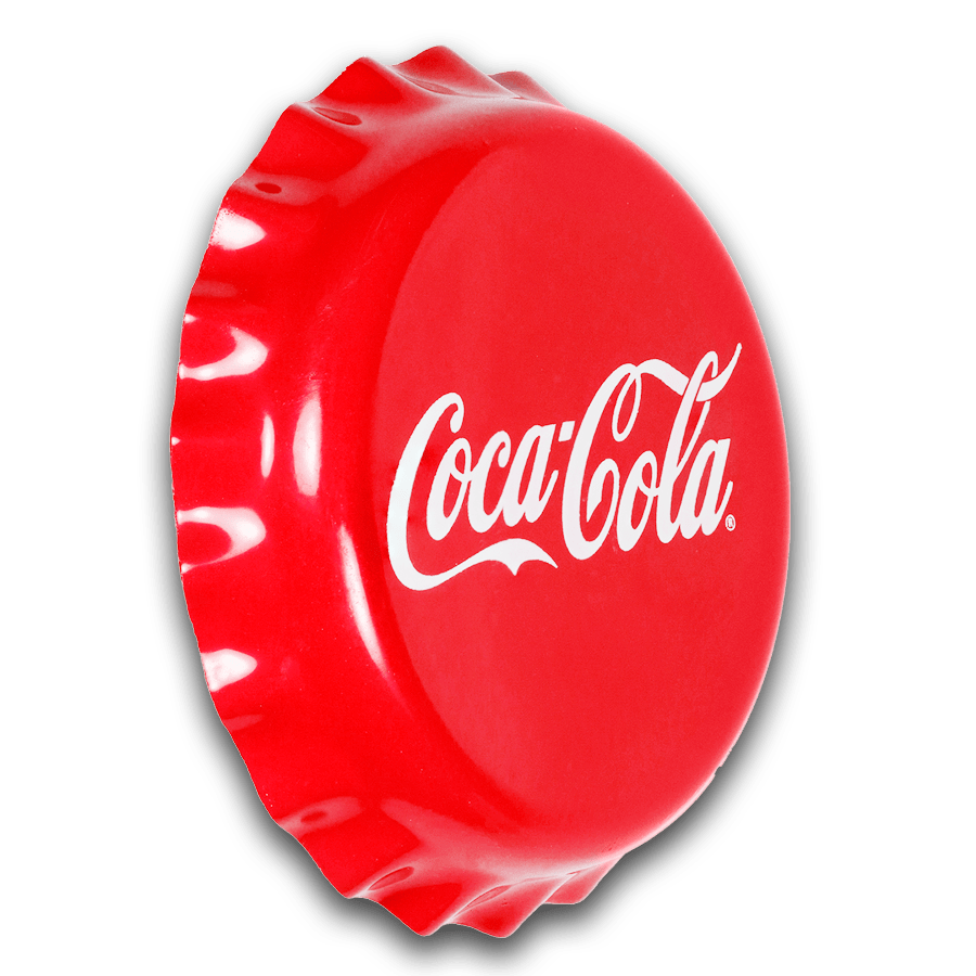 6 gram Silver Bottle Cap - 3D Coca-Cola® thumbnail 8