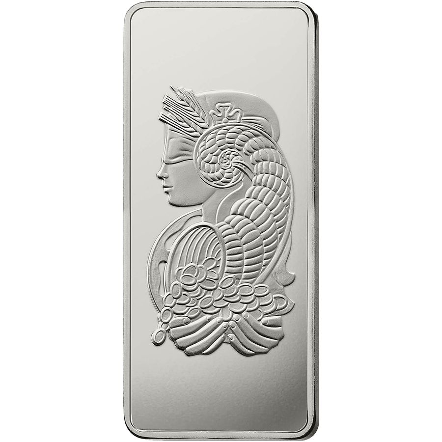 1 kg Platinum Bar - PAMP Suisse Lady Fortuna