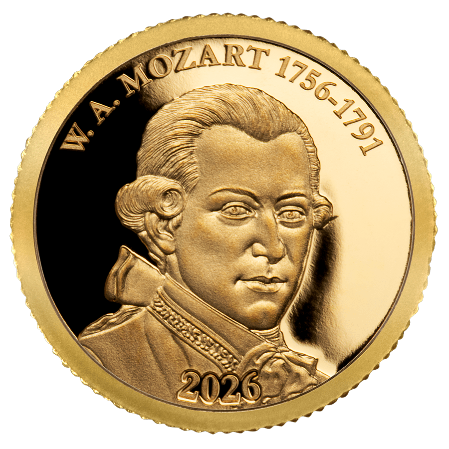 0.5 gram Gold Coin - Mozart — photo 1