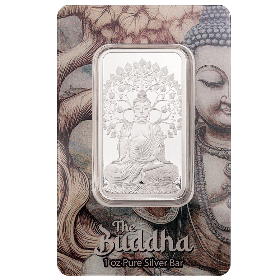 1 ounce Silver Bar - The Buddha — photo 1