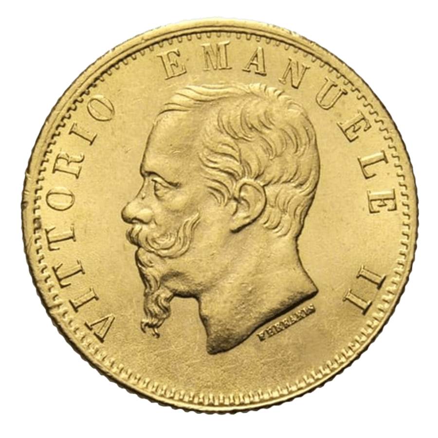 20 Lire Gold Coin - Vittorio Emmanuele II - Mixed Years — photo 1