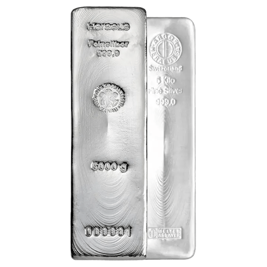 5 kg Silver Bar - Random Mint — photo 1