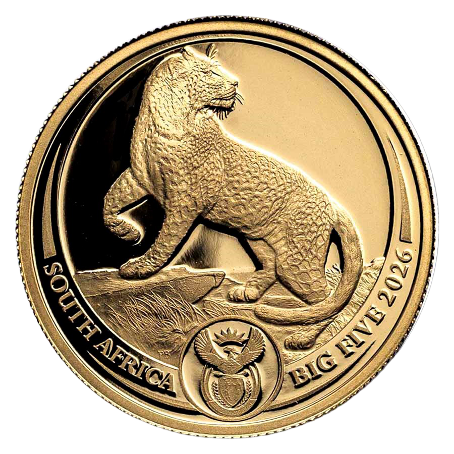 2 Coin Gold Set - Big Five Leopard Proof 2026 thumbnail 3