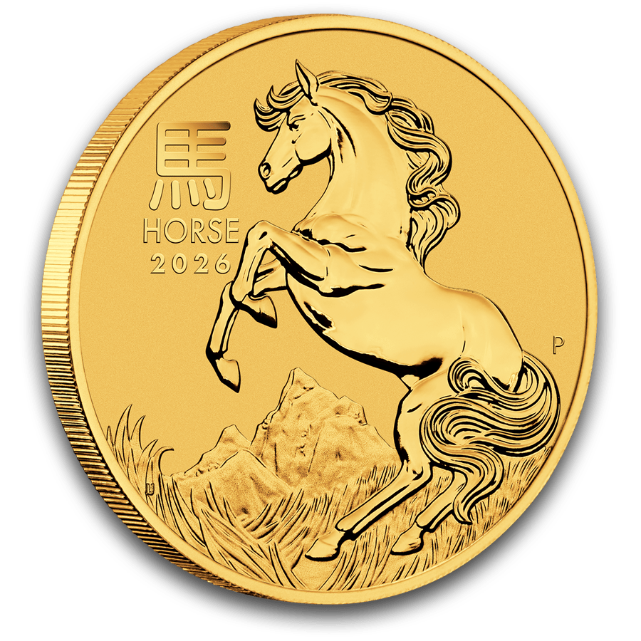 2 ounce Gold Coin - Australian Lunar Horse 2026 (Series III) thumbnail 3