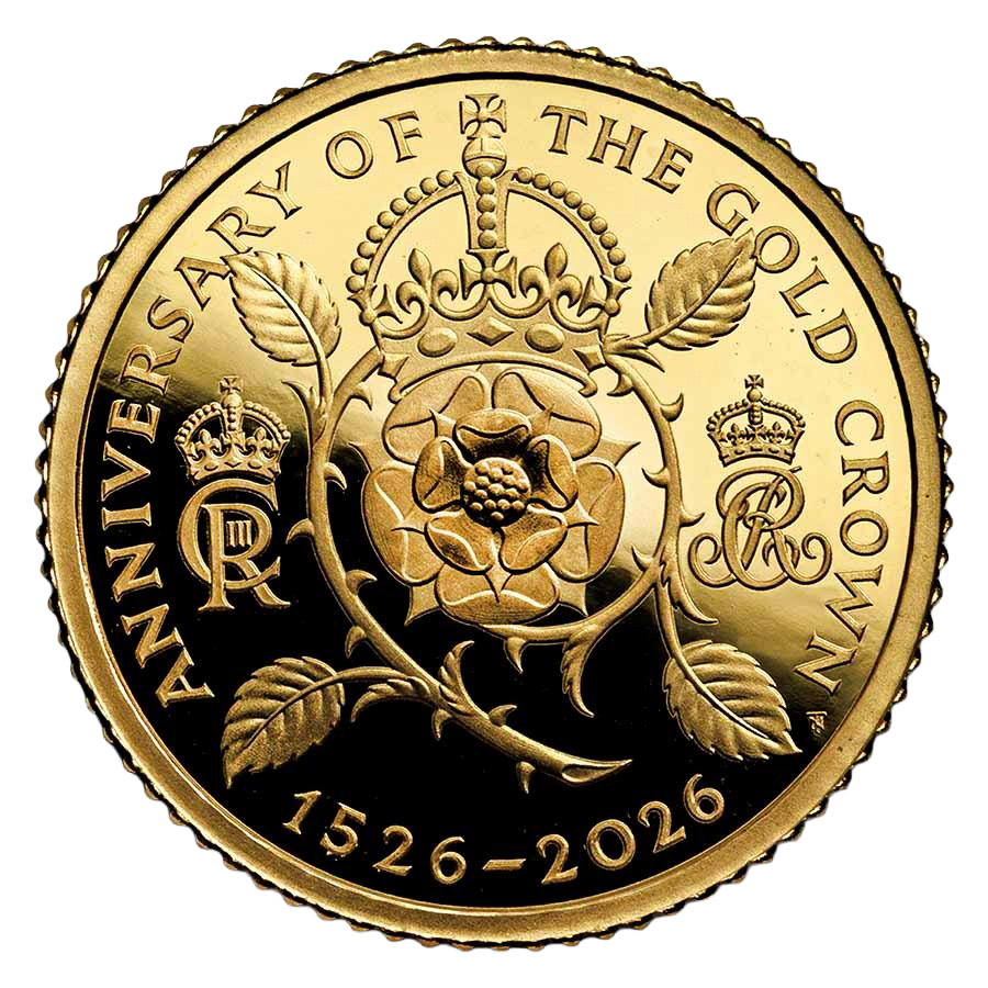 1/10 oz Gold Coin - 500 years of the crown thumbnail 2