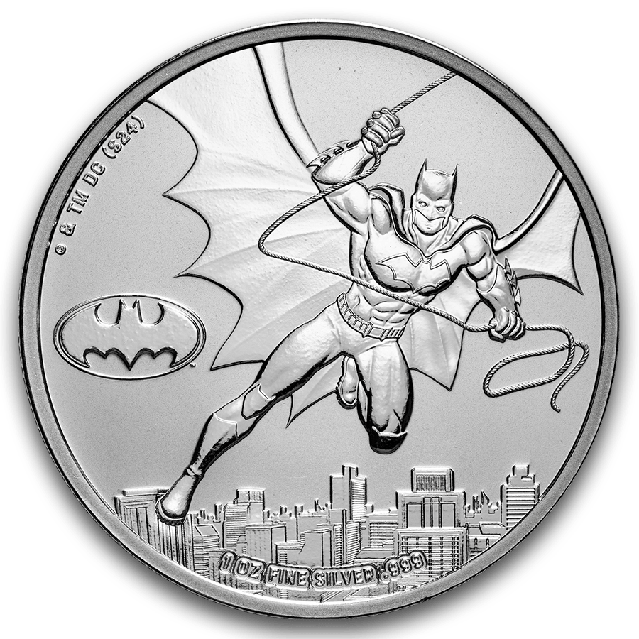 1 ounce Silver Coin - Batman 2024 — photo 1