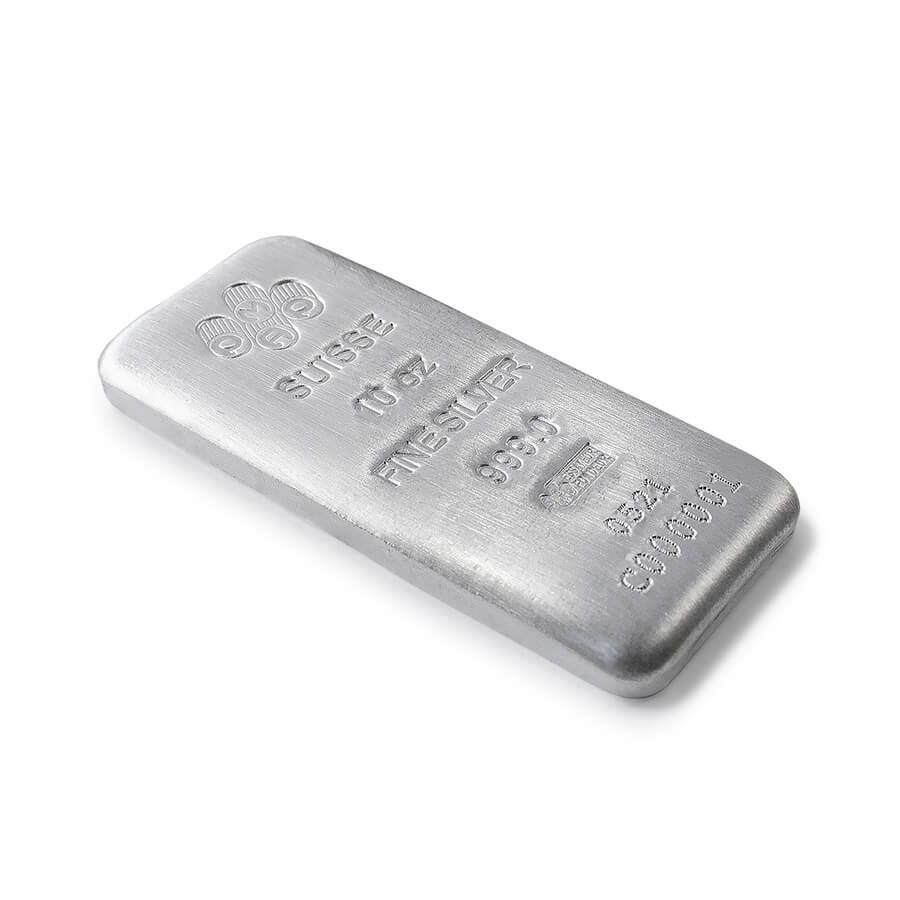 10 ounce Silver Bar - PAMP Suisse thumbnail 2