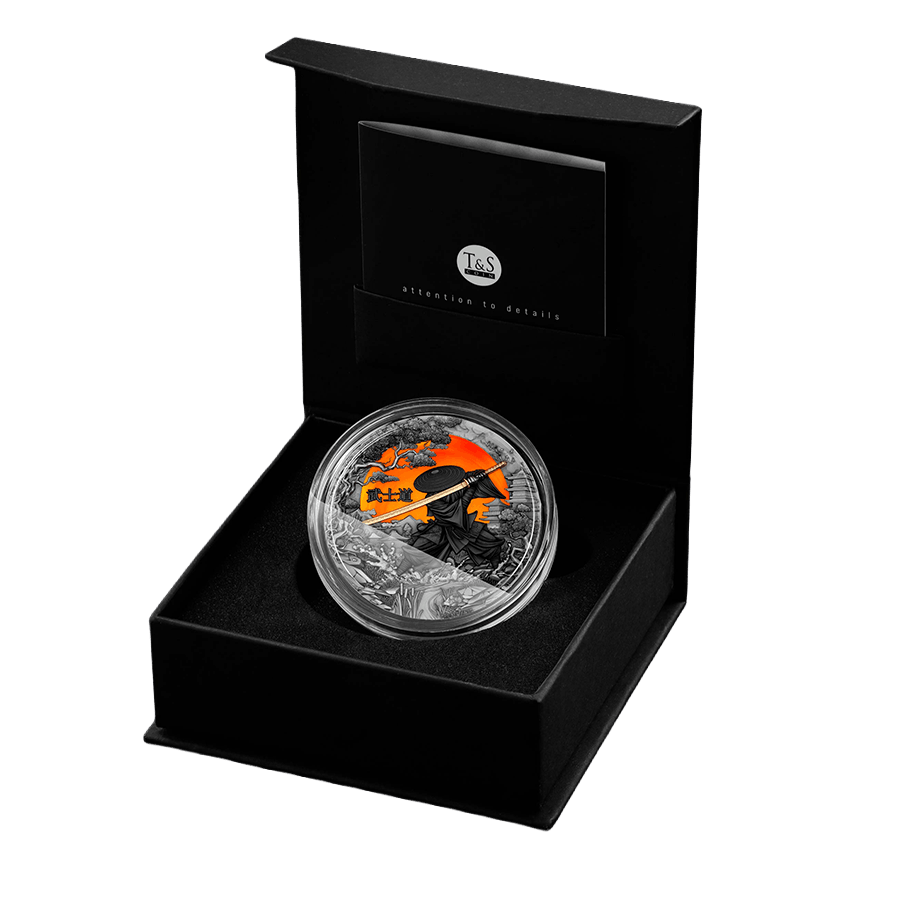 2 ounce Silver Coin - Bushido thumbnail 3