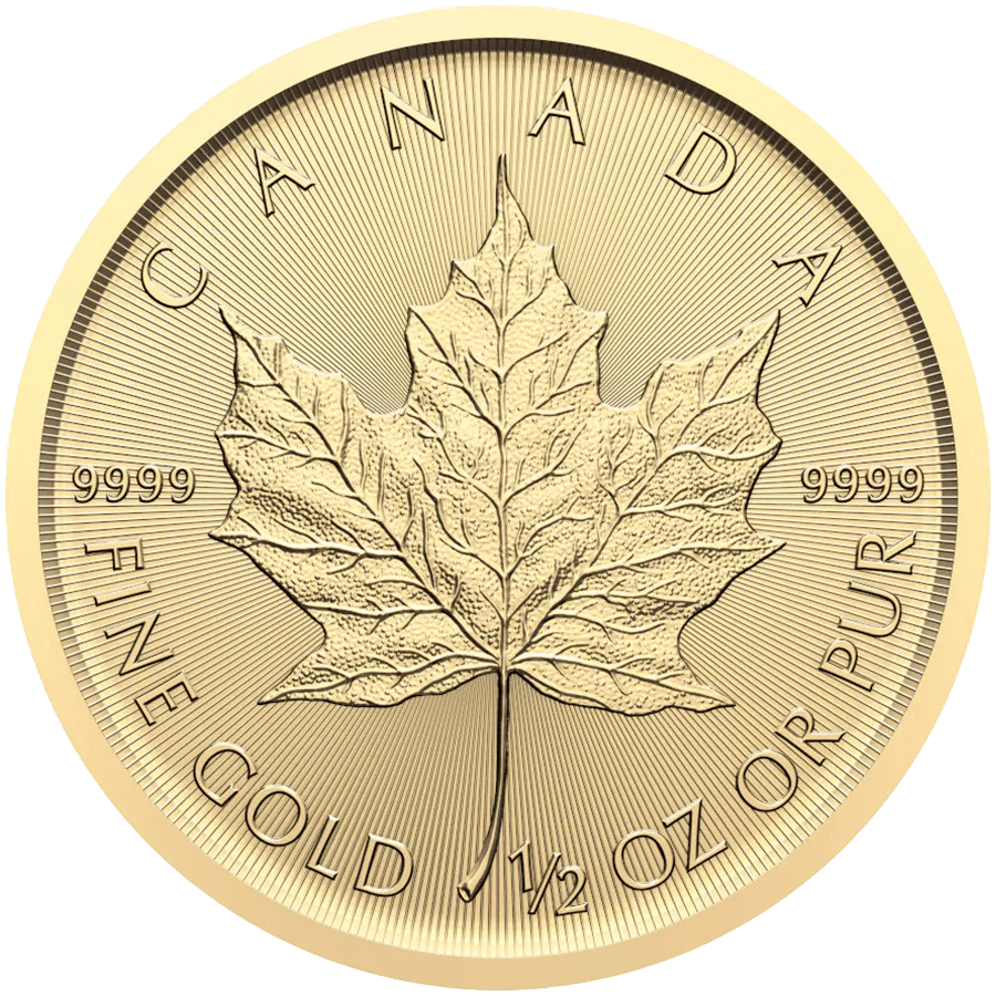 1/2 ounce Gold Coin - Maple Leaf Charles III 2024 — photo 1