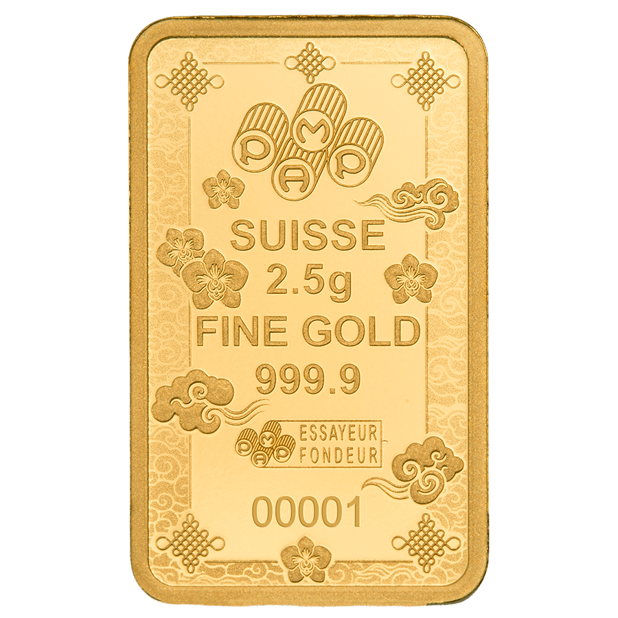 2.5 gram Gold Bar - Lucky Cat thumbnail 4