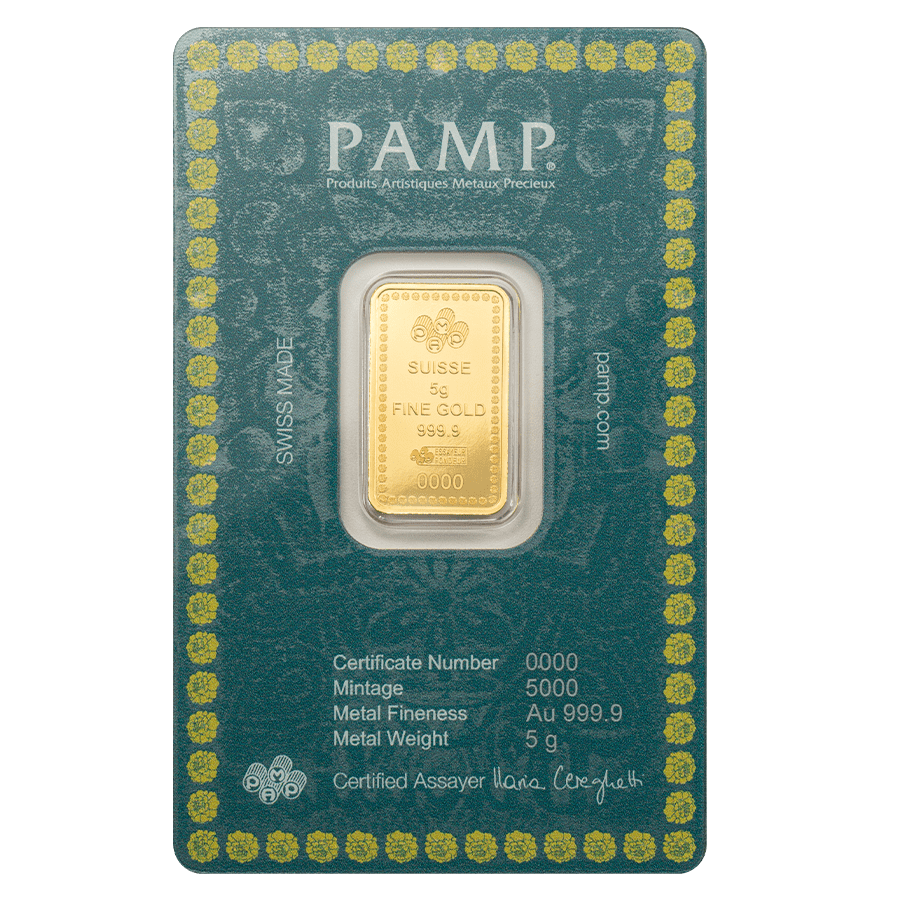 5 gram Gold Bar - Diwali Lakshmi & Rangoli thumbnail 2