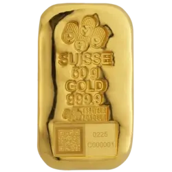 50 gram Gold Bar - PAMP Suisse