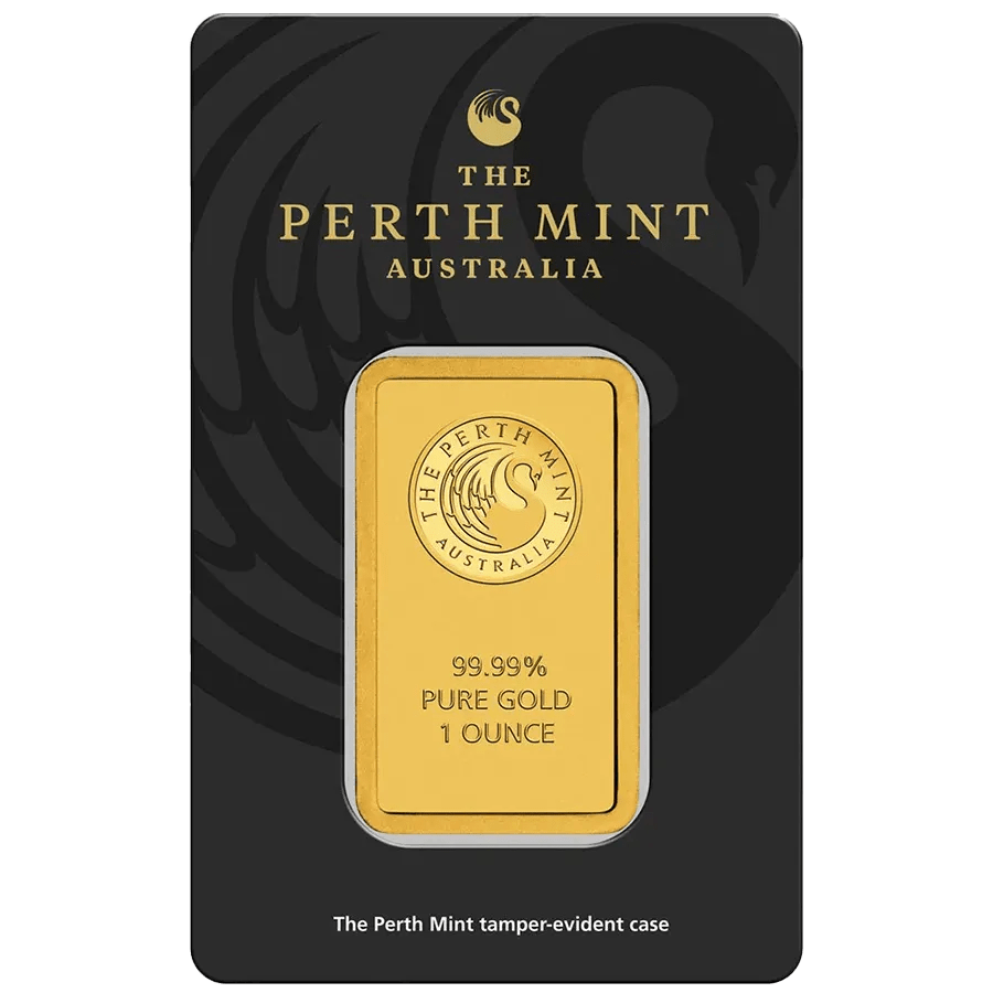 1 ounce Gold Bar - The Perth Mint
