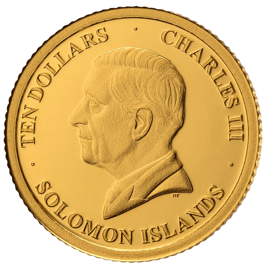 1/100 ounce Gold Coin - Polar Bear thumbnail 2