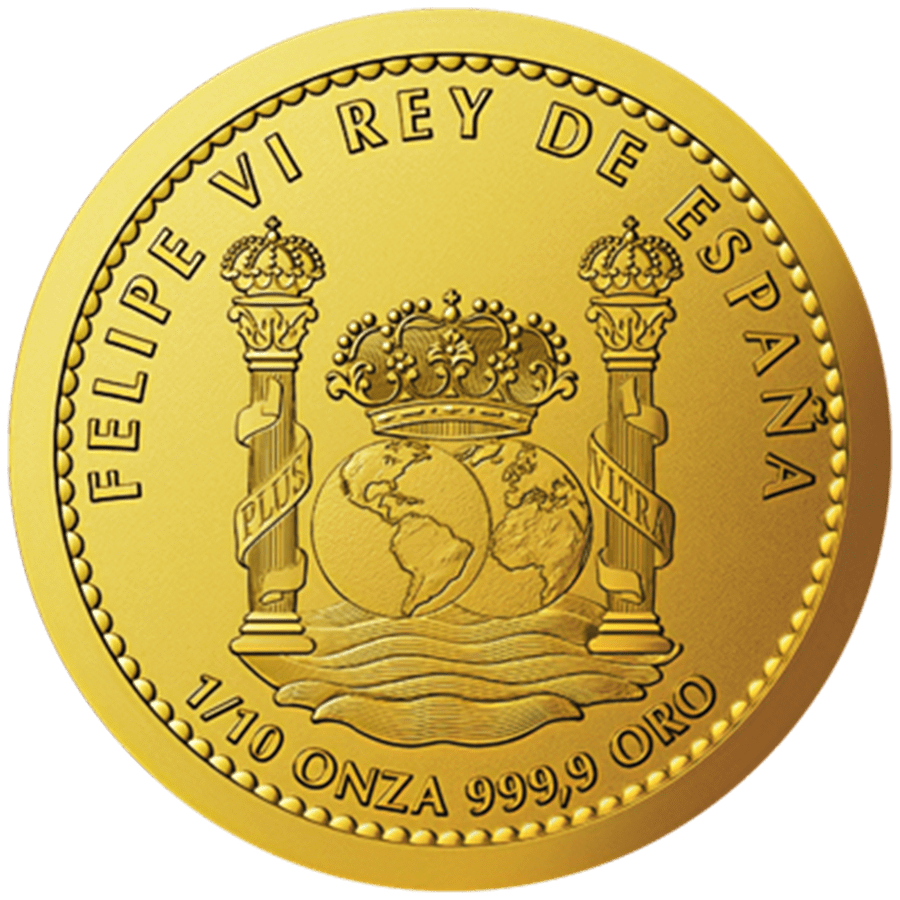 1/10 ounce Gold Coin - Spain Bull Reverse Proof 2023 thumbnail 2
