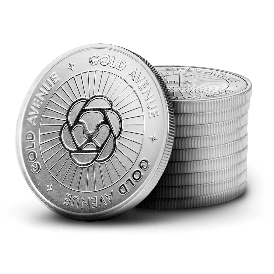 1 ounce Silver Round - GOLD AVENUE  thumbnail 4