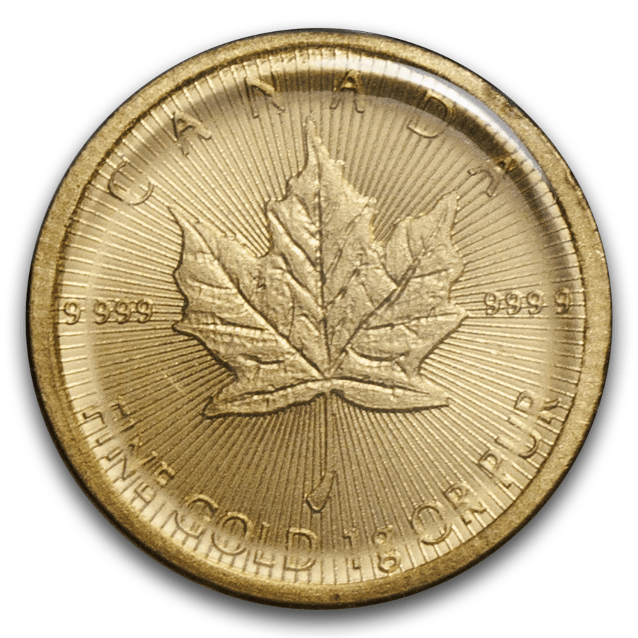 25x1 gram Maplegram Gold Coin - Maple Leaf (Mixed Years) thumbnail 2