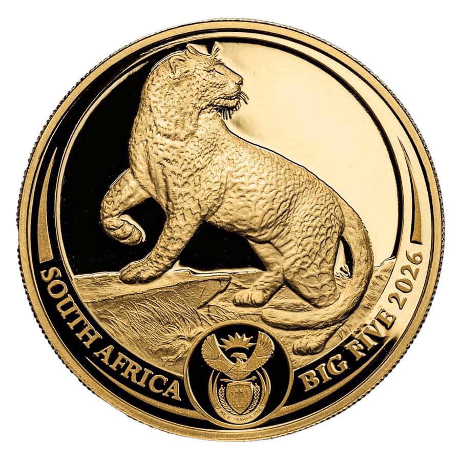 1 ounce Gold Coin - South Africa Big Five Leopard Proof 2026 — photo 1