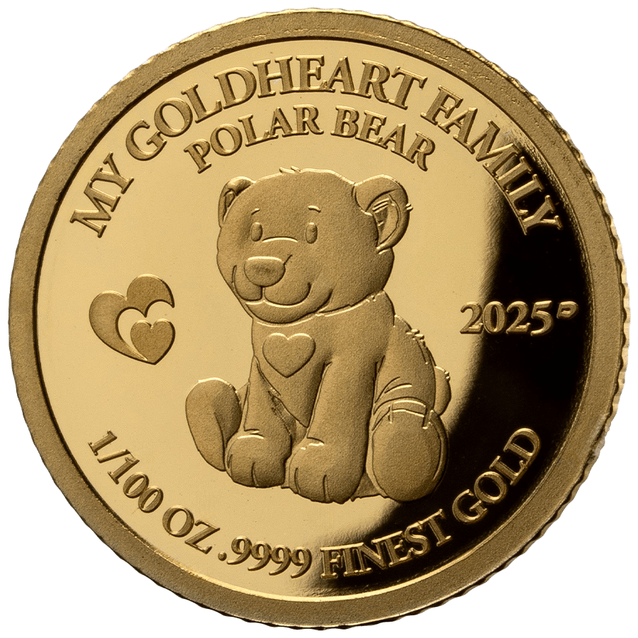 1/100 ounce Gold Coin - Polar Bear — photo 1