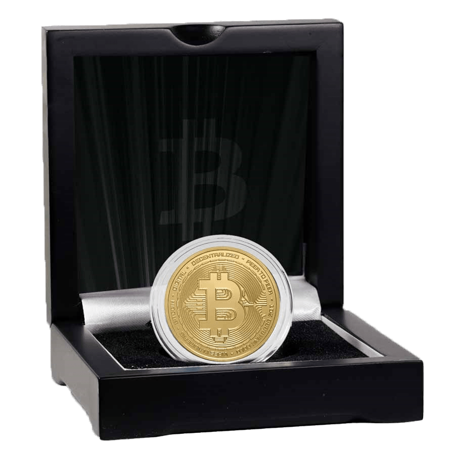 1 ounce Gold Coin - Bitcoin 2024 thumbnail 3
